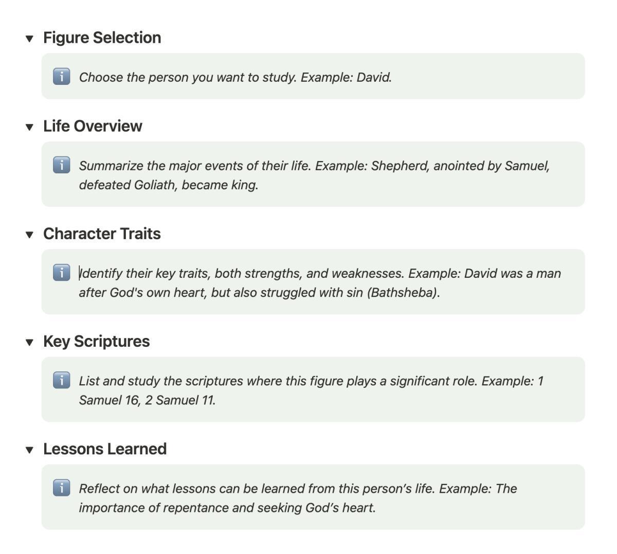 Biblical Figure Study