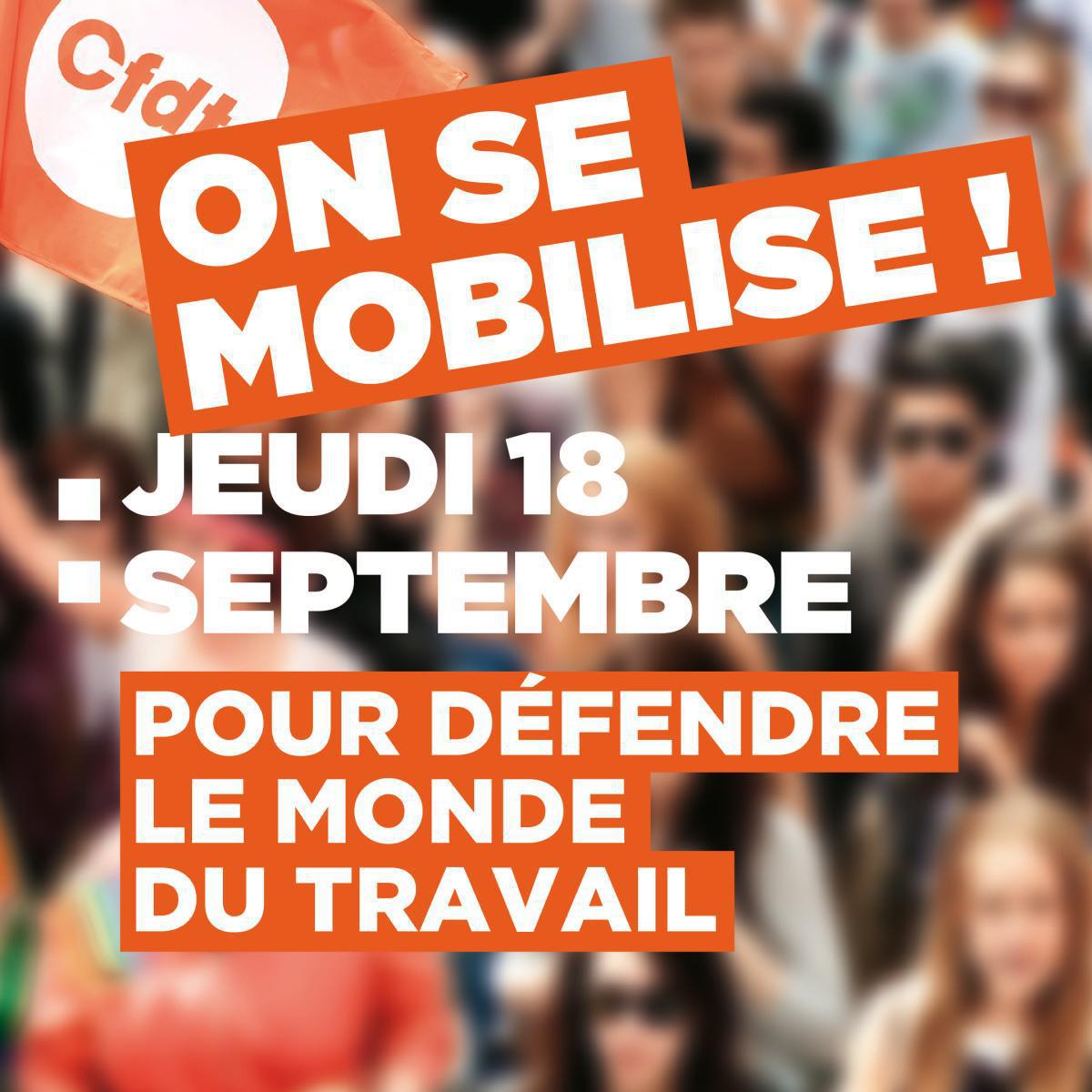 Cergy - Mobilisons-nous le 18 septembre 