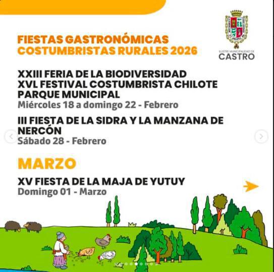 XV Fiesta de la maja de Yutuy, Castro, Chiloé