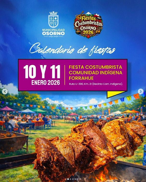 Fiesta Costumbrista Junta de Vecinos, Forrahue, Osorno Territorio
