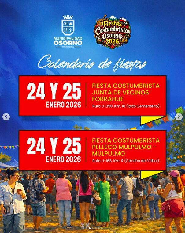 Fiesta Costumbrista Junta de Vecinos, Forrahue, Osorno Territorio