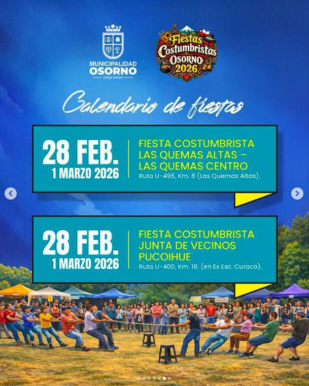 Fiesta Costumbrista Junta de Vecinos, Forrahue, Osorno Territorio