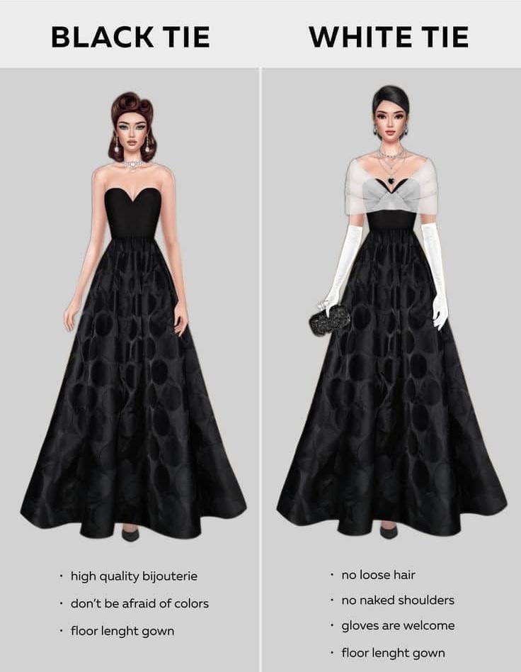 Black Tie vs White Tie