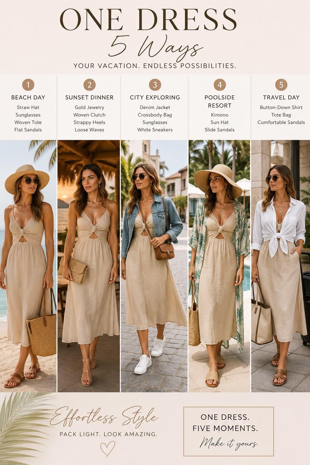 One Dress 5 Ways