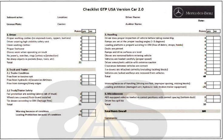 TRUCKAWAY POLICIES AND PROCEDURES