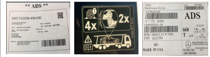 MBUSA procedures and special instructions