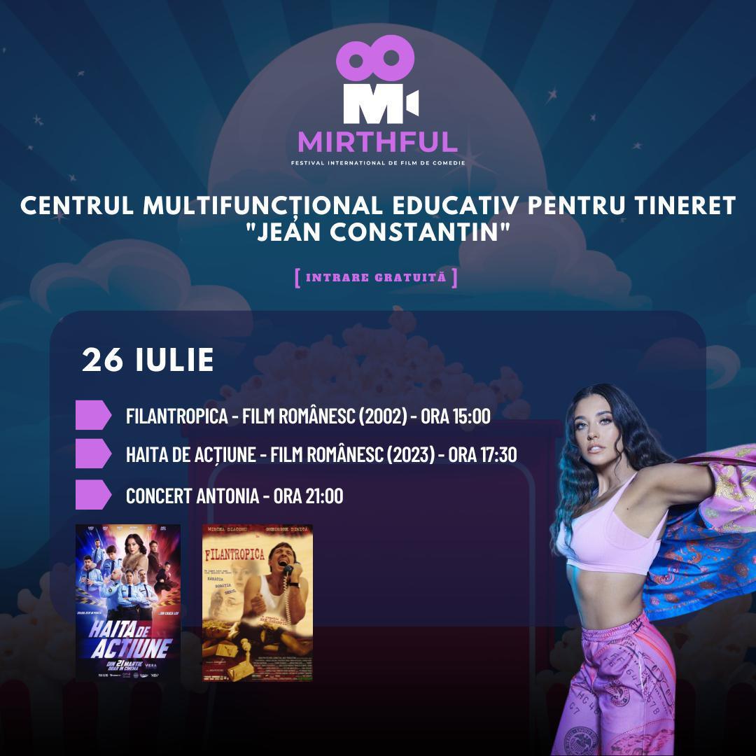 Festivalul Internațional de Film de Comedie "Mirthful", la Constanța Festivalul Internațional de Film de Comedie "Mirthful", la Constanța
