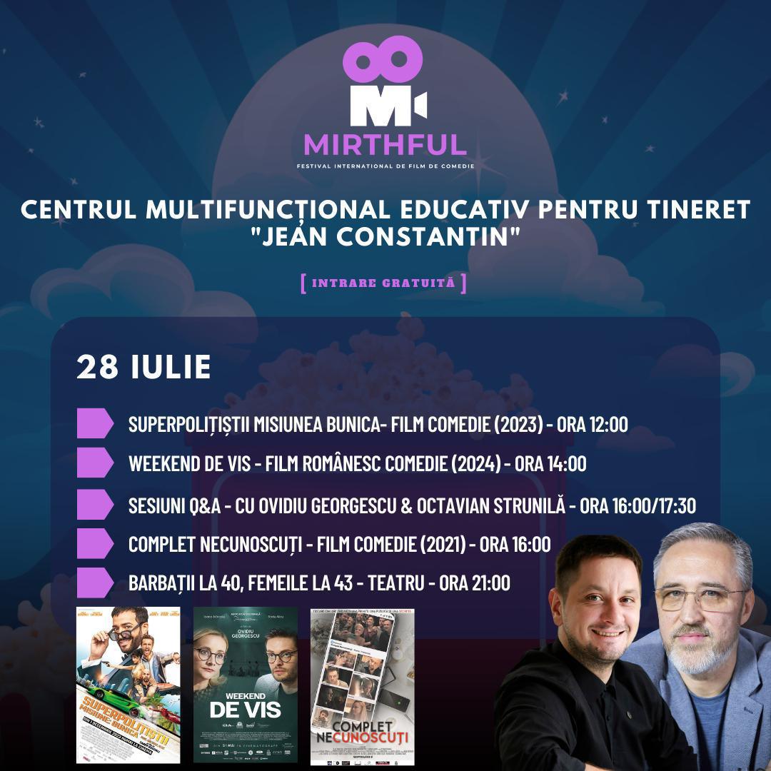 Festivalul Internațional de Film de Comedie "Mirthful", la Constanța Festivalul Internațional de Film de Comedie "Mirthful", la Constanța