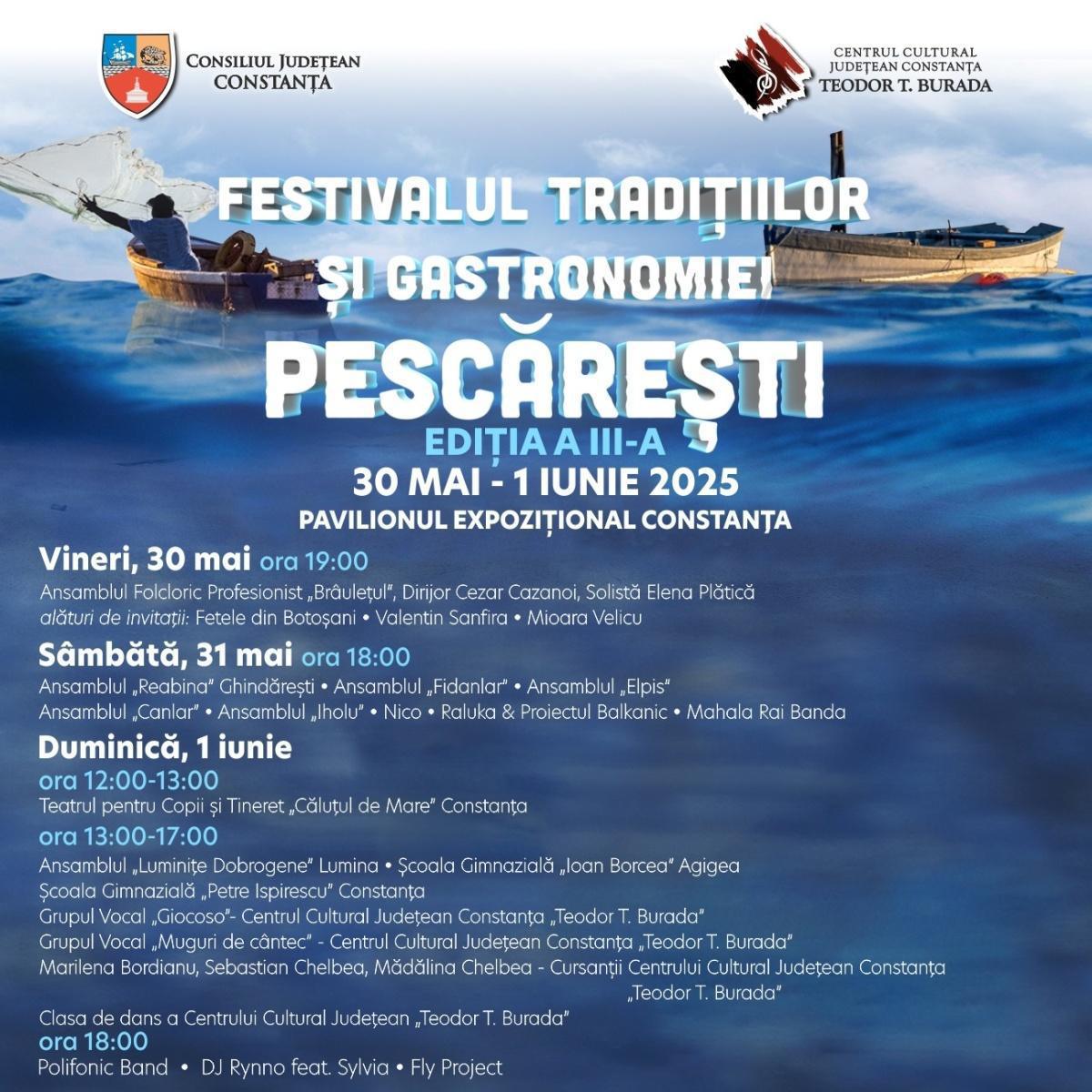 Festivalul Tradițiilor și Gastronomiei Pescărești la a – III-a ediție! Festivalul Tradițiilor și Gastronomiei Pescărești la a – III-a ediție!