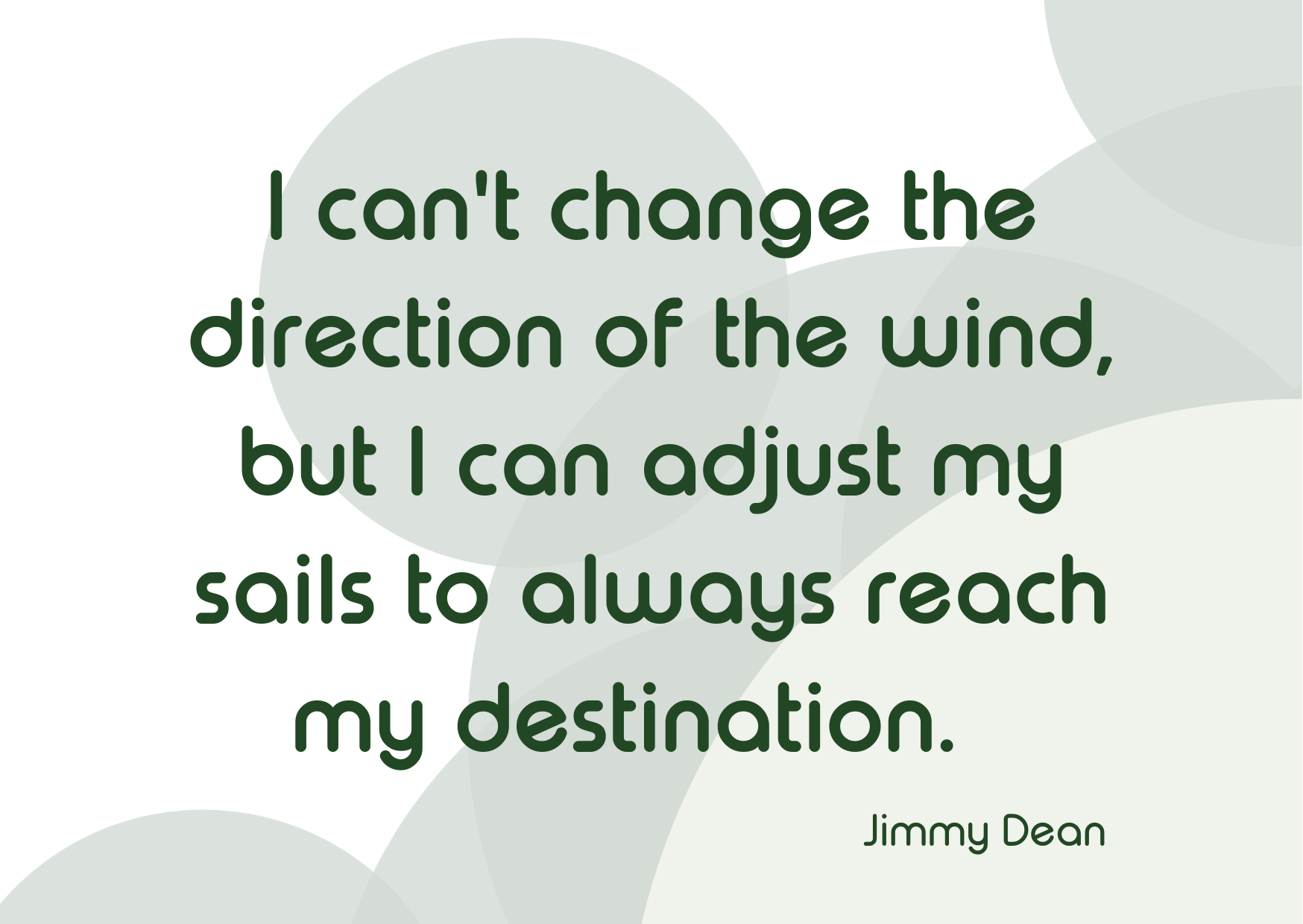 When we are faced with difficult times, when we can't change the situation, time or challenge faced it is important to look within, can we change the way we think about what we are facing? Will this adjustment make it easier to sail through? 