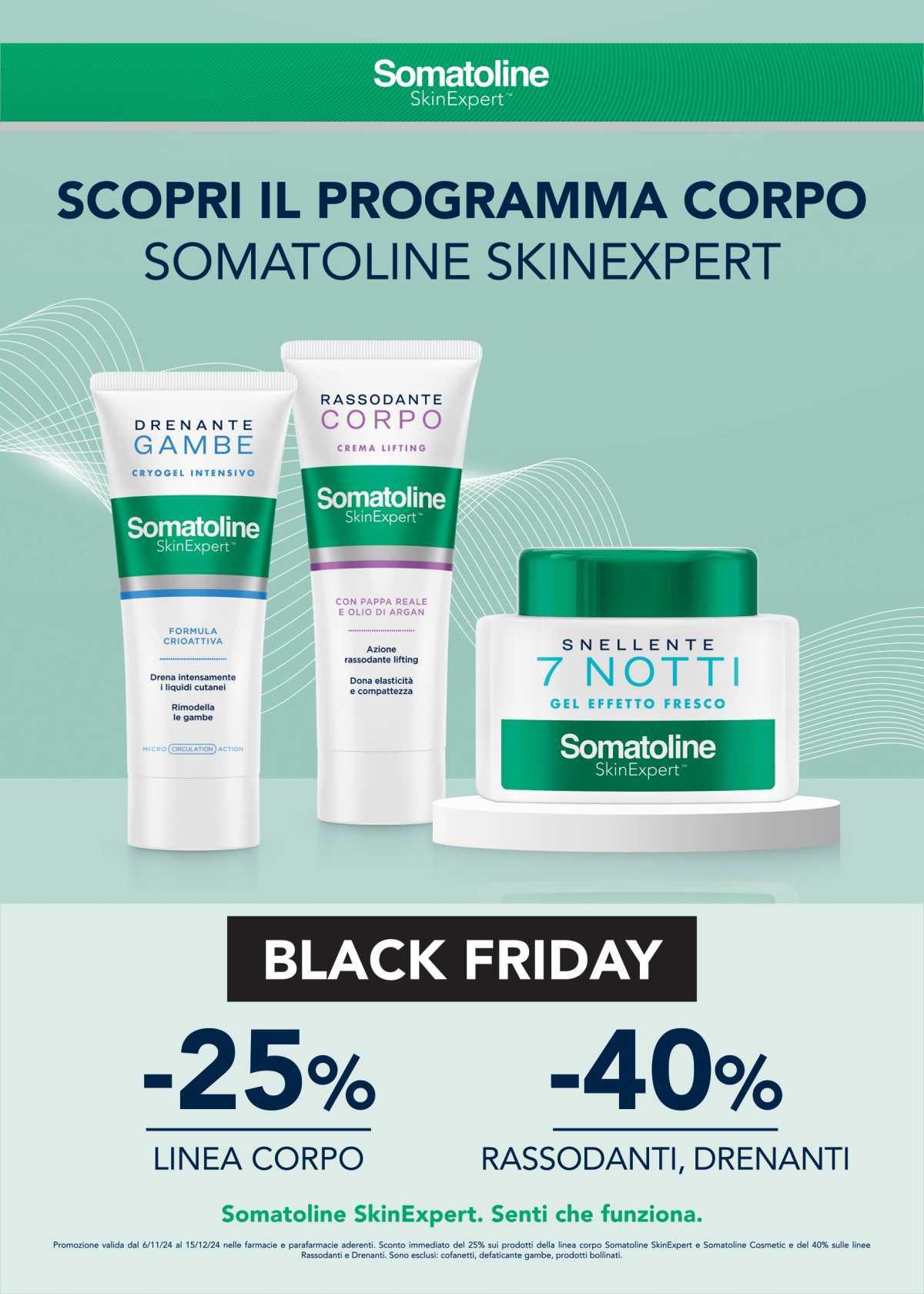 Black Friday corpo Somatoline 