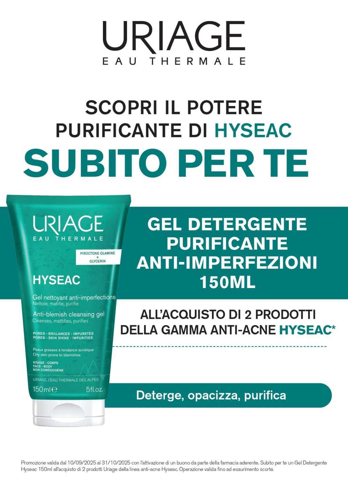 Promo anti-imperfezioni Hyseac 💚