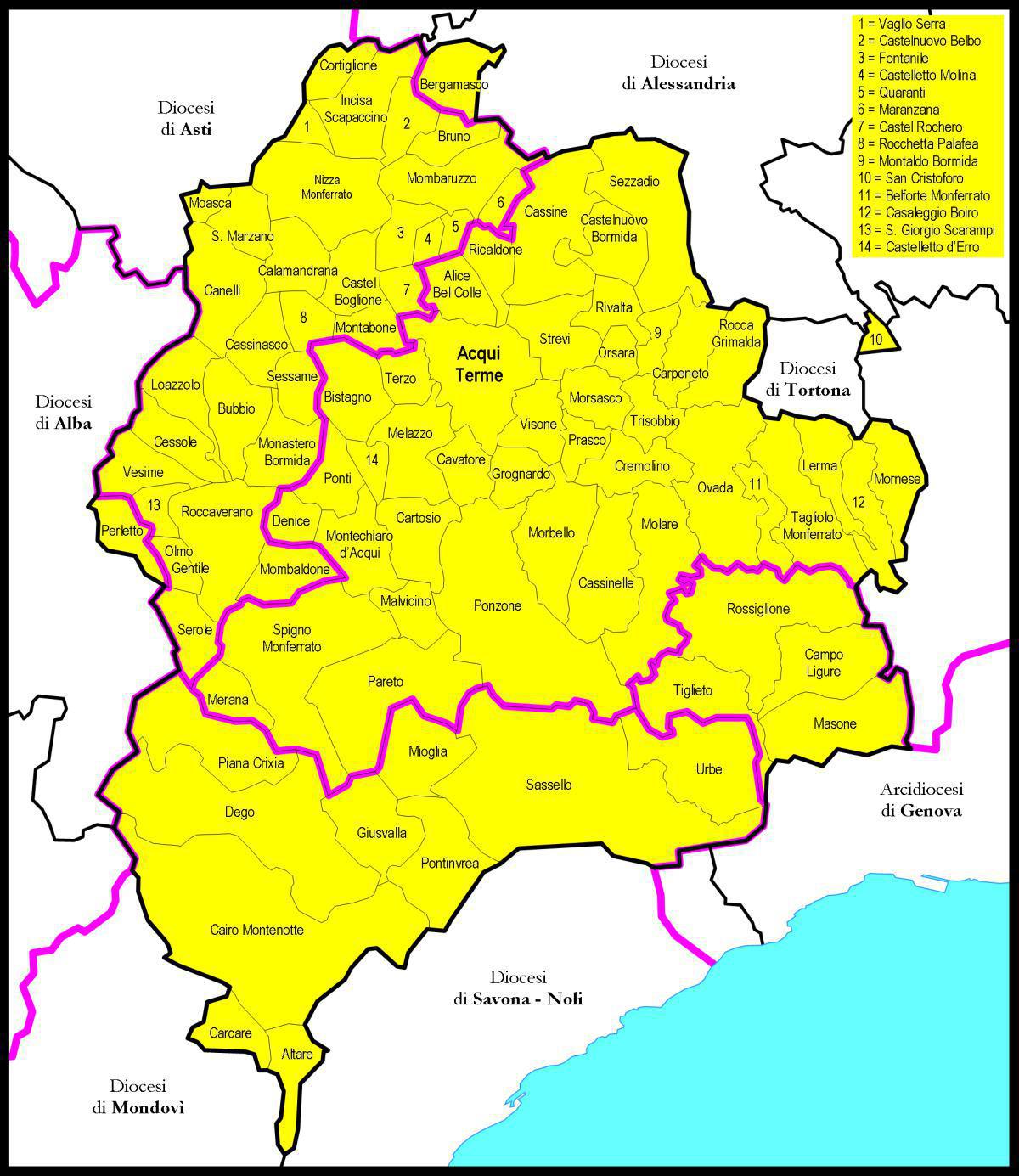 DIOCESI DI ACQUI DIOCESI DI ACQUI
