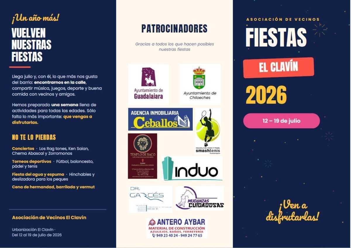 Fiestas Clavin´26 (12 - 19 Julio)