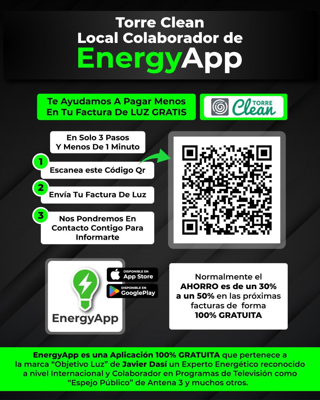 Lavandería Auto-Servicio Torre Clean: Local Colaborador de EnergyApp