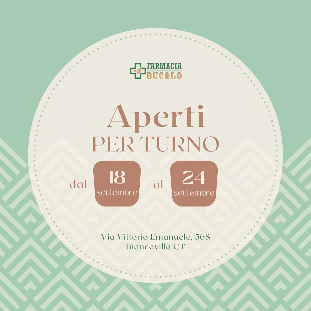 Aperti per turno
