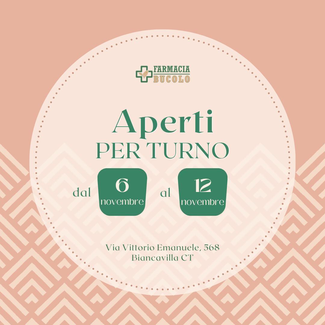 Aperti per turno