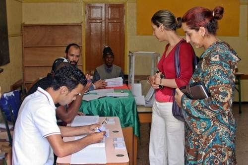 Bureau de vote pour le référendum (PHOTO: DR)