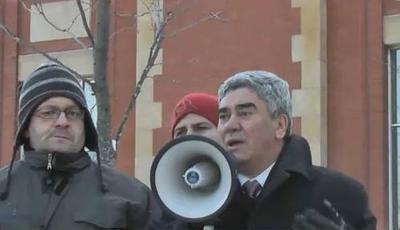 Rassemblement du MAK-Canada devant le consulat d'Algérie à Montréal, le 15 janvier 2011 (PH : SIWEL)