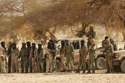 Combattants du MNLA dans l'Azawad (PH/DR)