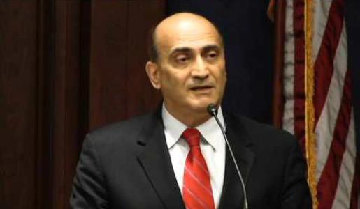 Professeur Walid Pharès, le 11/09/2009 au Center for Security Policy's National Security Group on Capitol Hill (PH/DR)