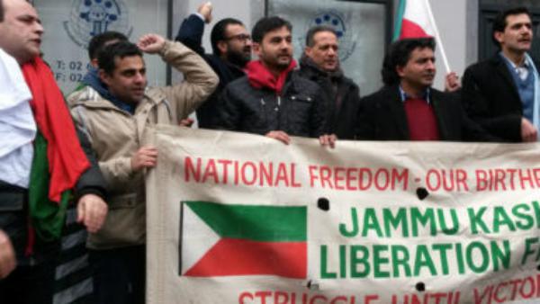 Manifestation à Bruxelles pour l'indépendance du Cachemire