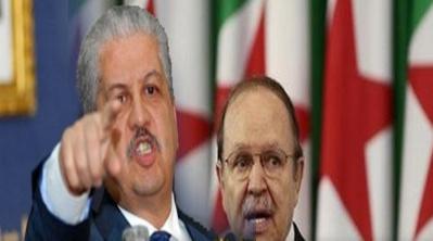 Le dauphin Abdelmalek Sellal pendant sa campagne destinée à faire croire à l'excellent rétablissement de Bouteflika (PH/DR)