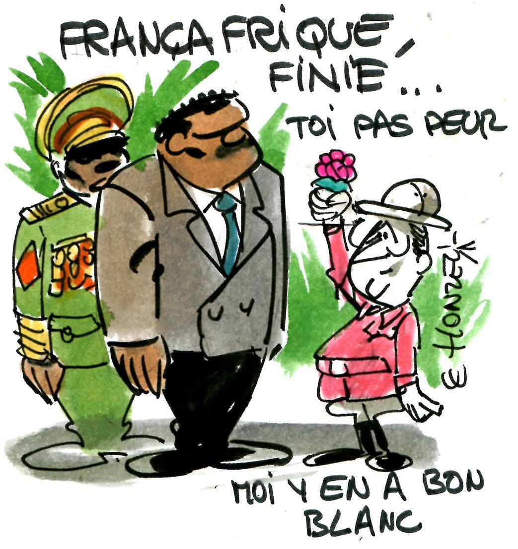 Les peuples africains ne doutent pas un seul instant que c'est par pur esprit d'humanisme et dans le souci de promouvoir la liberté, la démocratie et  les droits de l'homme que François Hollande déploie des milliers de soldats en Afrique (PH/DR)
