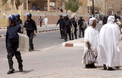 La police algérienne a pris position pour la communauté arabe contre les amazighs du M'zab. PH/DR 