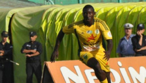 Albert Ebossé lors du match JSK-ESS le 19/10/2013 à Tizi-Ouzou (PH/DR)
