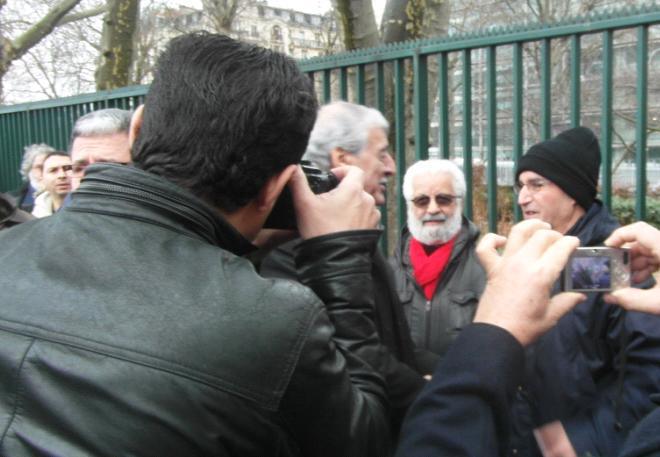 Ferhat Mehenni, Benmohamed et Ramdane Achab ( PH/SIWEL)