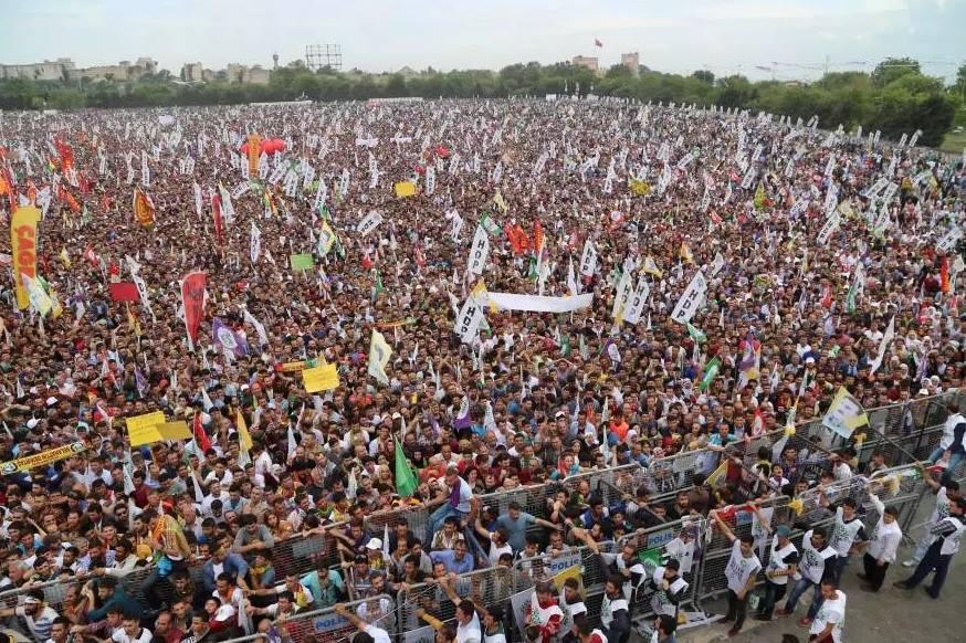 Gigantesque meeting du parti kurde, HDP, le 30 mai à Istanbul (PH/DR)
