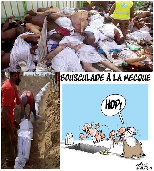 Suite à l'hécatombe de la Mecque, l'Arabie saoudite ne restituera pas les corps aux familles...