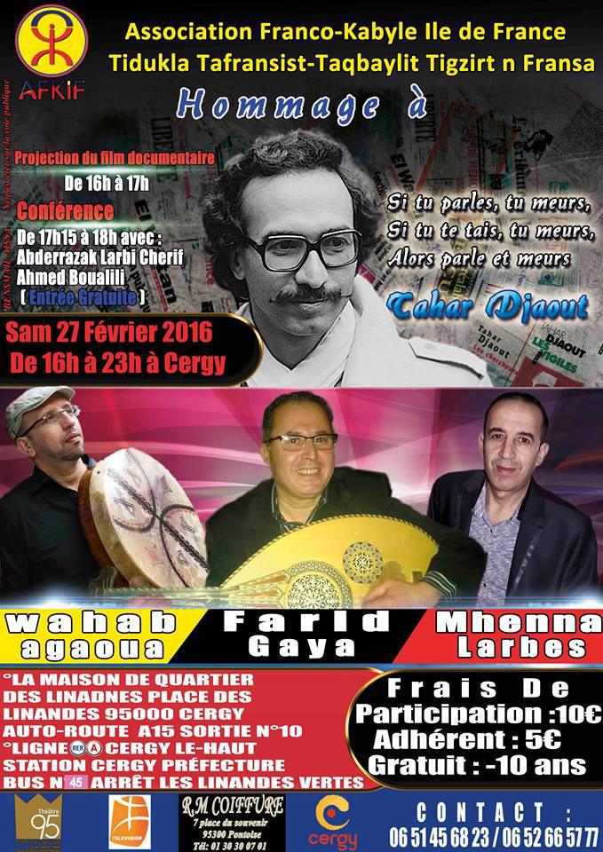 Hommage à Tahar Djaout