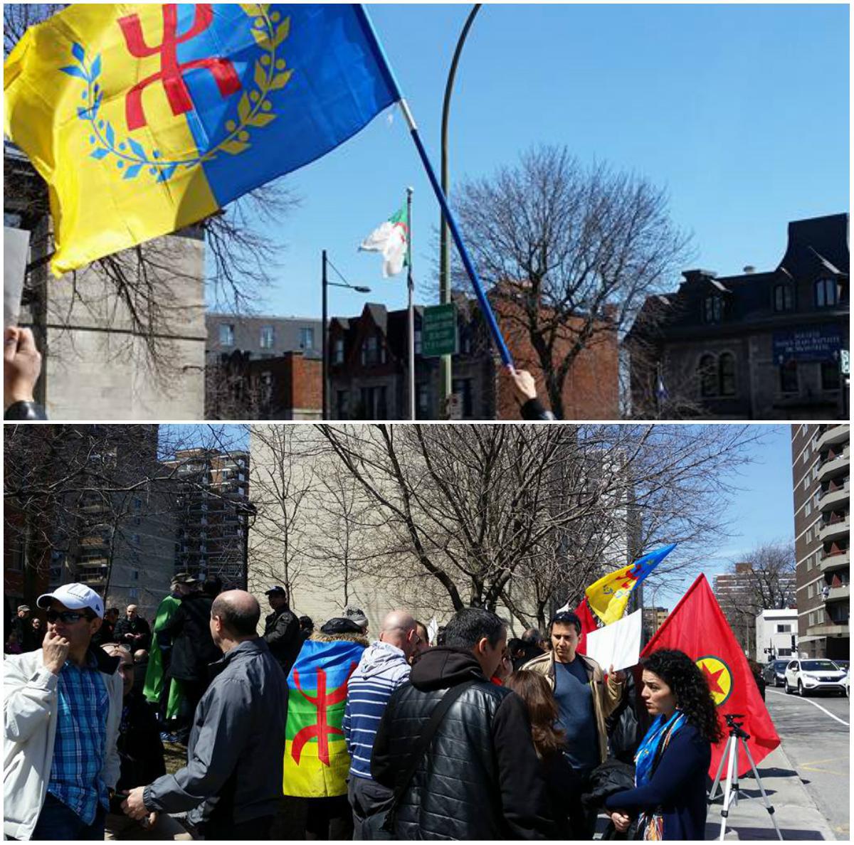 Vidéo | Rassemblement des Kabyles devant le consulat général d’Algérie à Montréal ce samedi