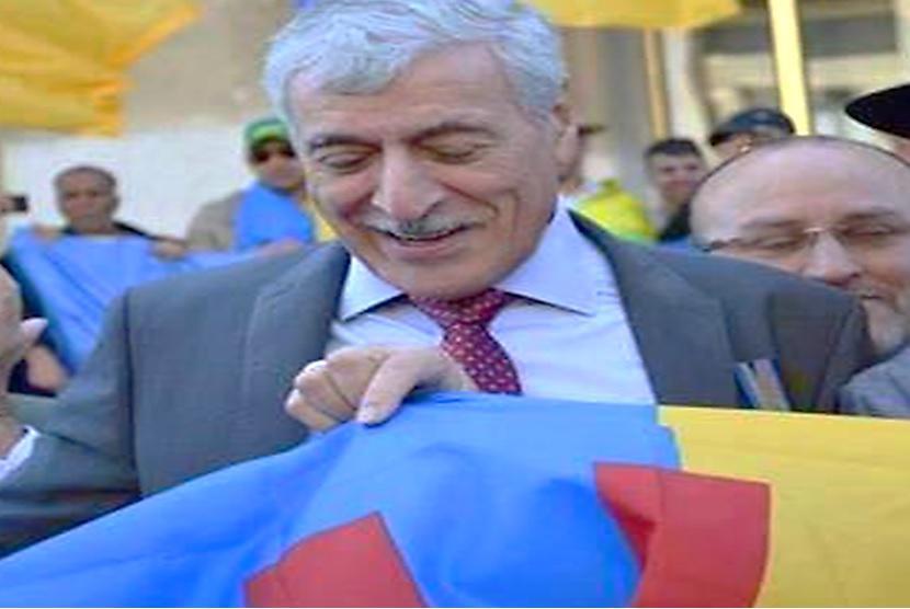 Ferhat Mehenni, Président de l'Anavad ( Gouvernement provisoire kabyle(PH/Siwel)