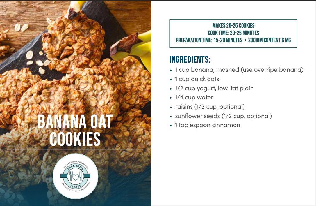 Banana Oat Cookies