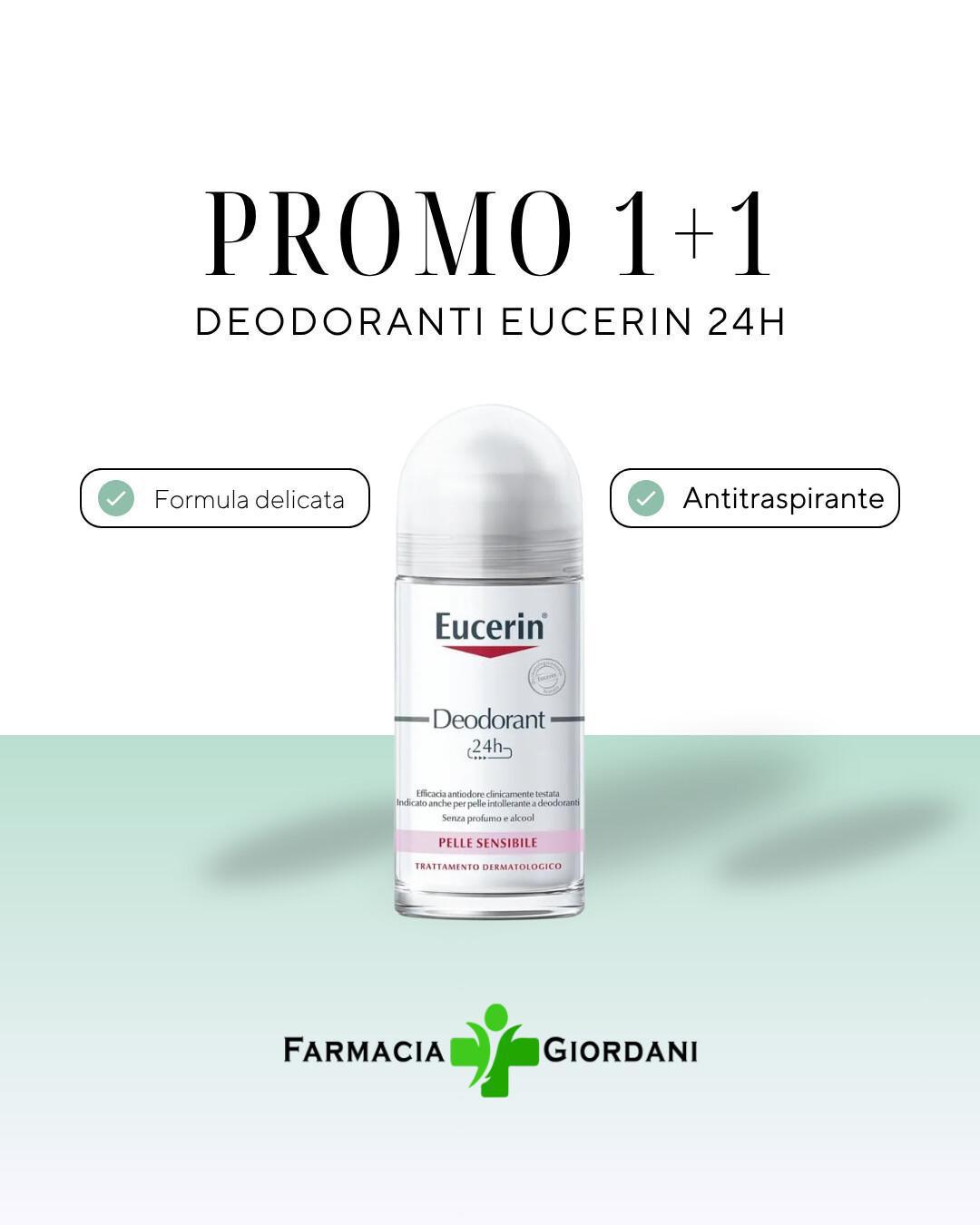 Promo 1 + 1 Deodoranti Eucerin
