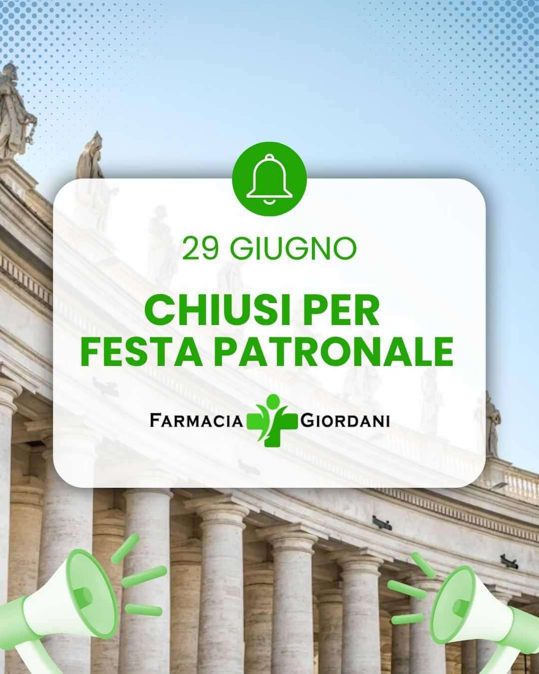 Chiusi il 29 giugno