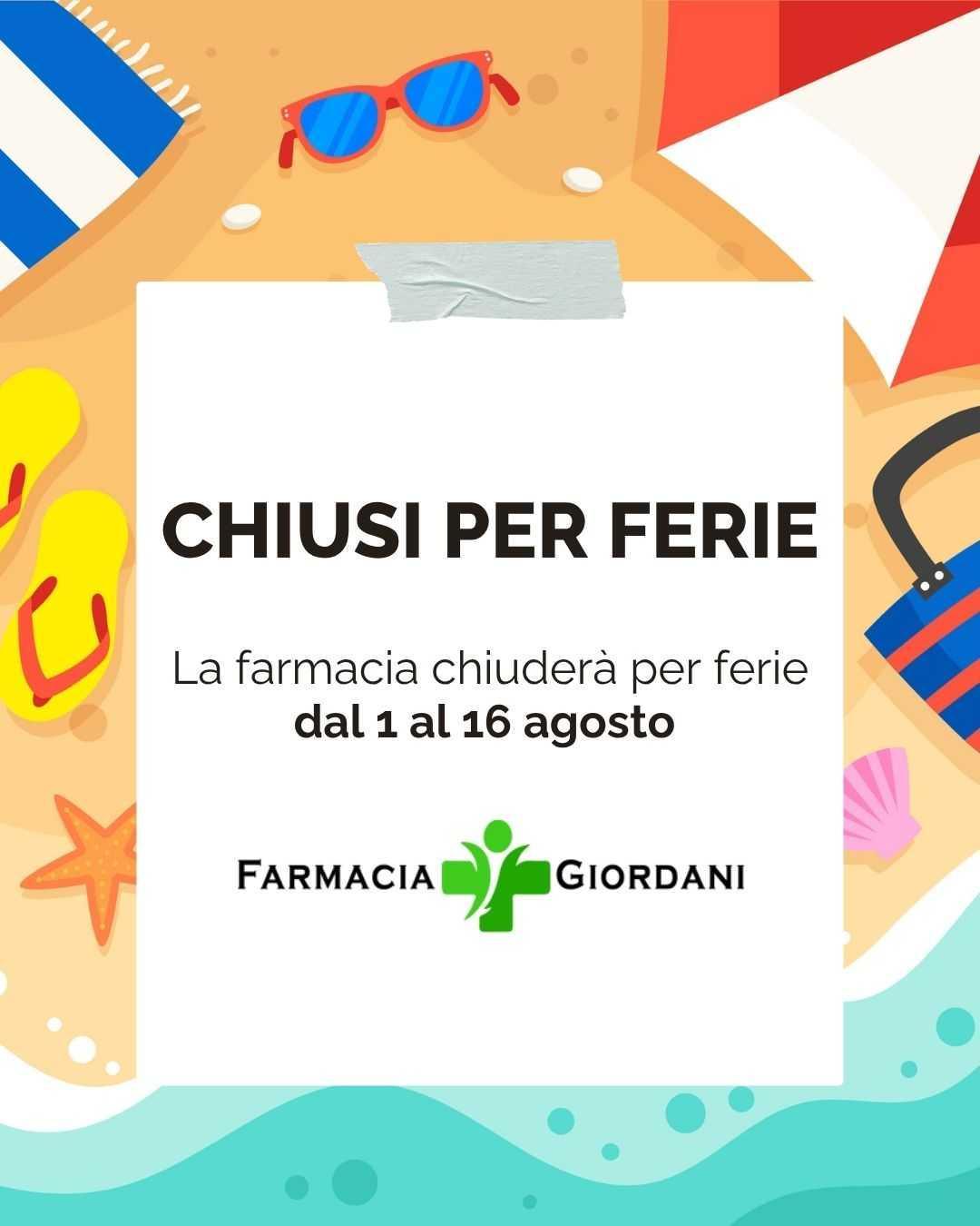 Chiusura estiva
