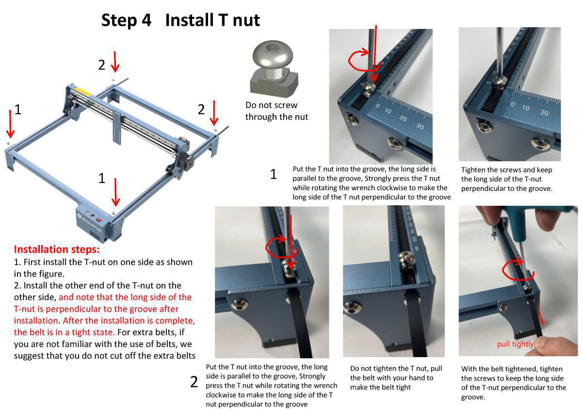 Sculpfun S30 Series Laser Engraver Assembly Instructions