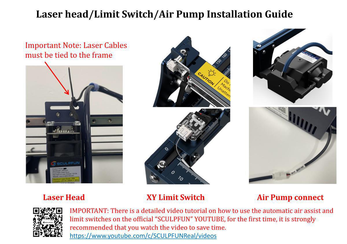 Sculpfun S30 Series Laser Engraver Assembly Instructions