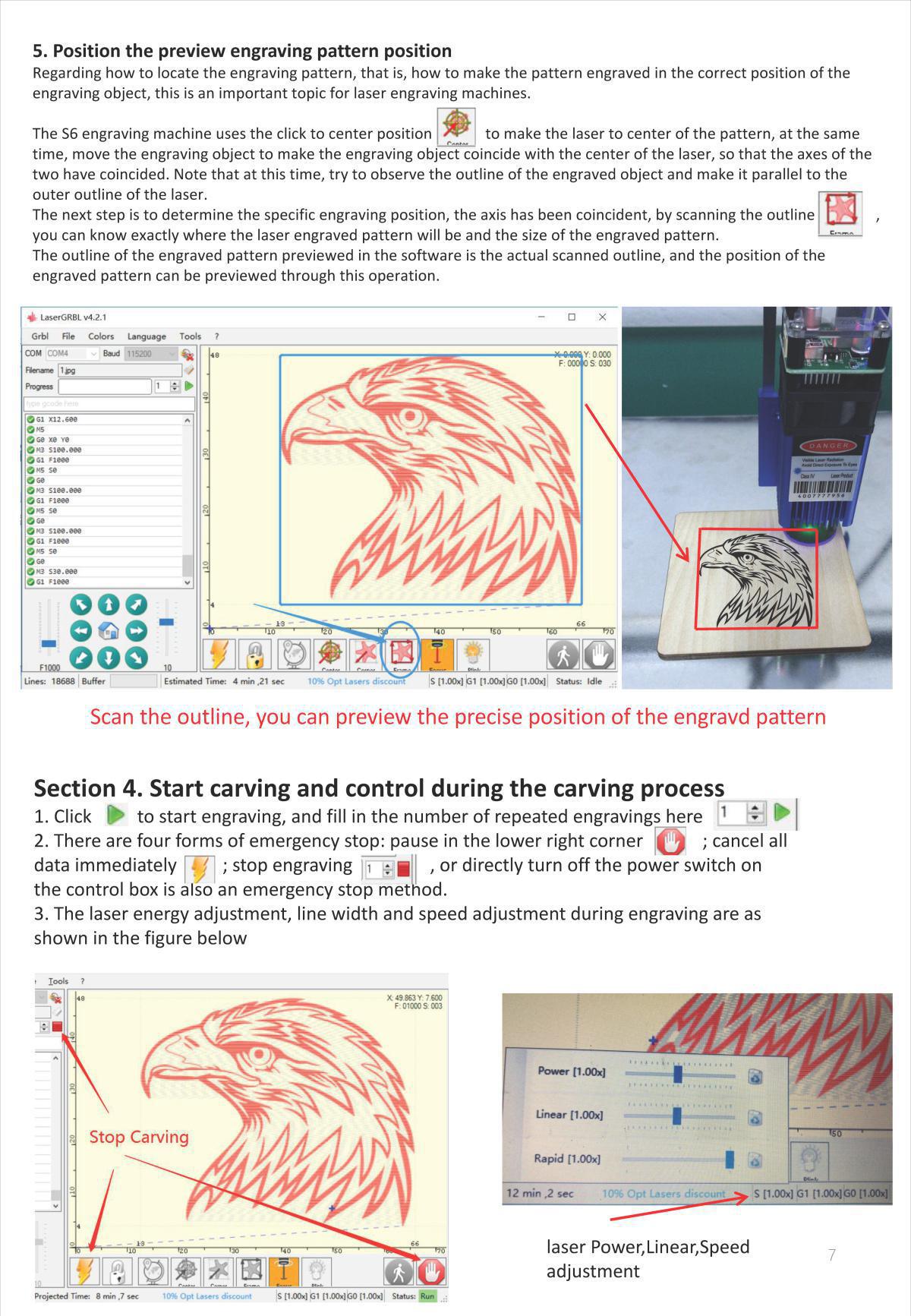 Sculpfun S6/S9 Series Laser Engraver Machine User Manuals