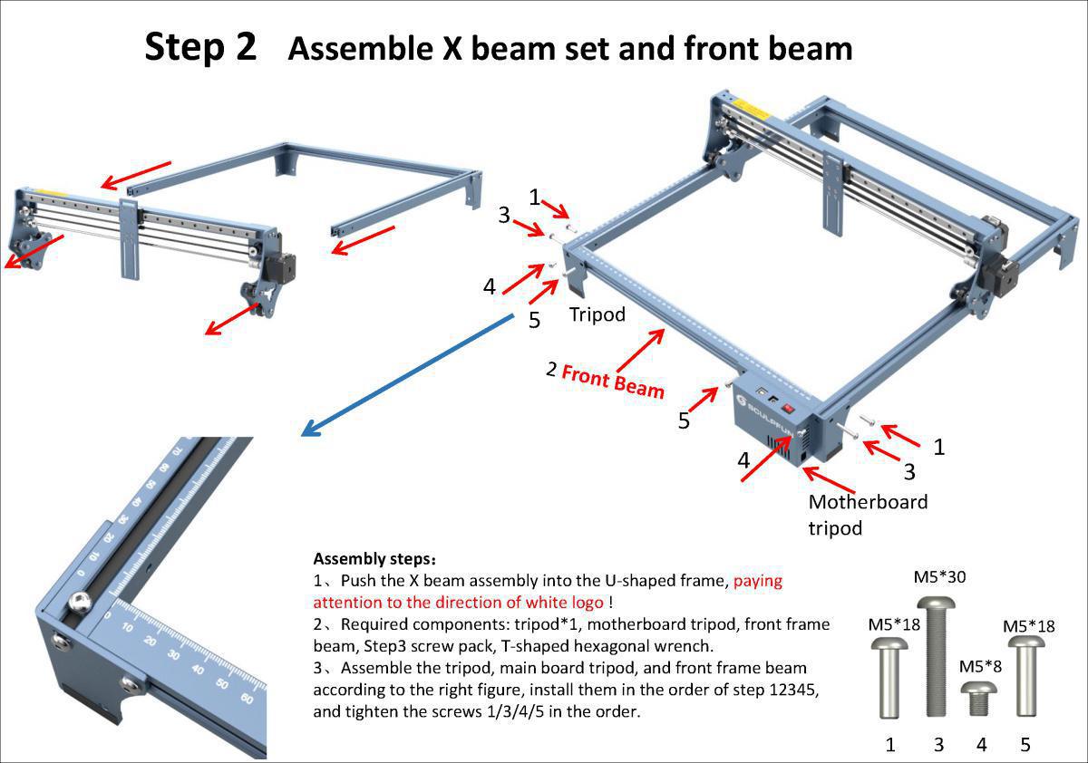 SCULPFUN S10 Laser Engraver Assembly Instructions