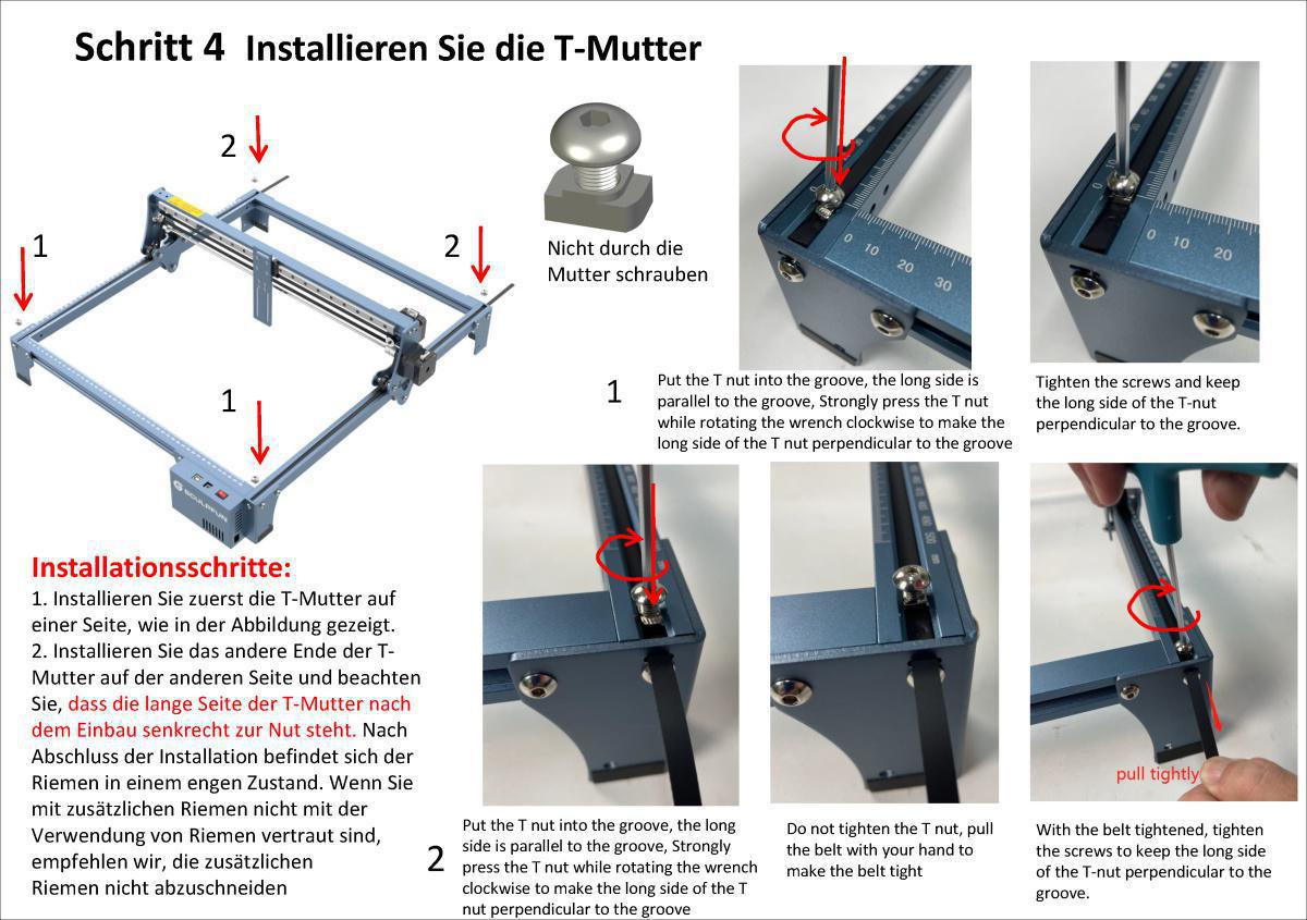 SCULPFUN S10 Laser Engraver Assembly Instructions