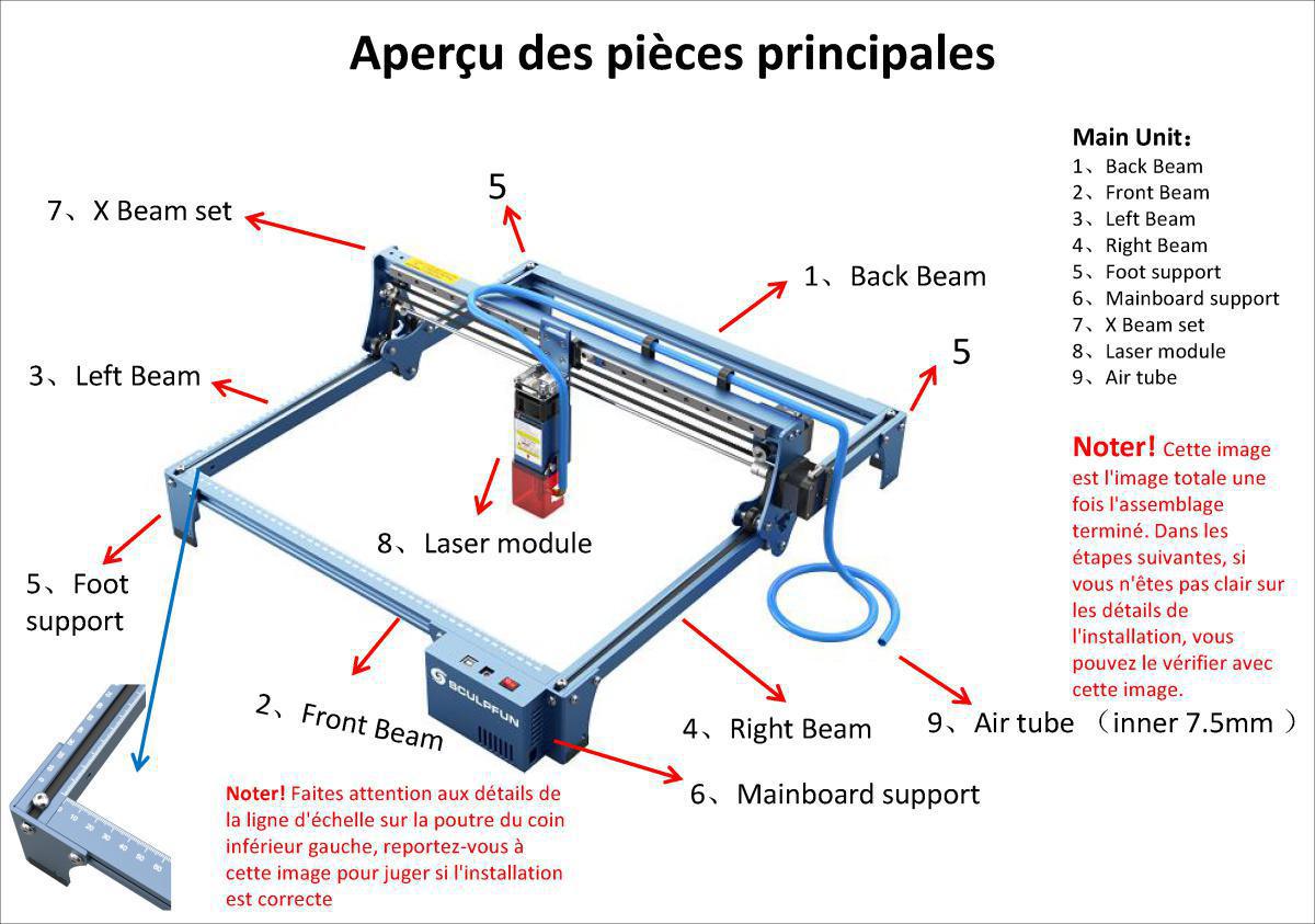 SCULPFUN S10 Laser Engraver Assembly Instructions