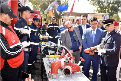 اسرة الوقاية المدنية بابن جرير تخلد يومها العالمي