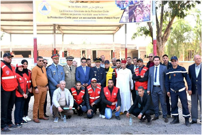 اسرة الوقاية المدنية بابن جرير تخلد يومها العالمي