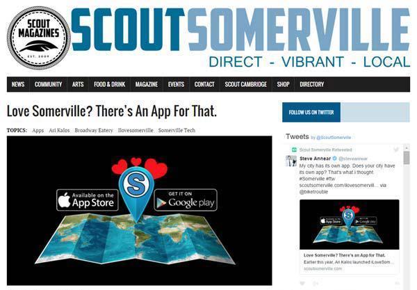 Article in Scout Magazine