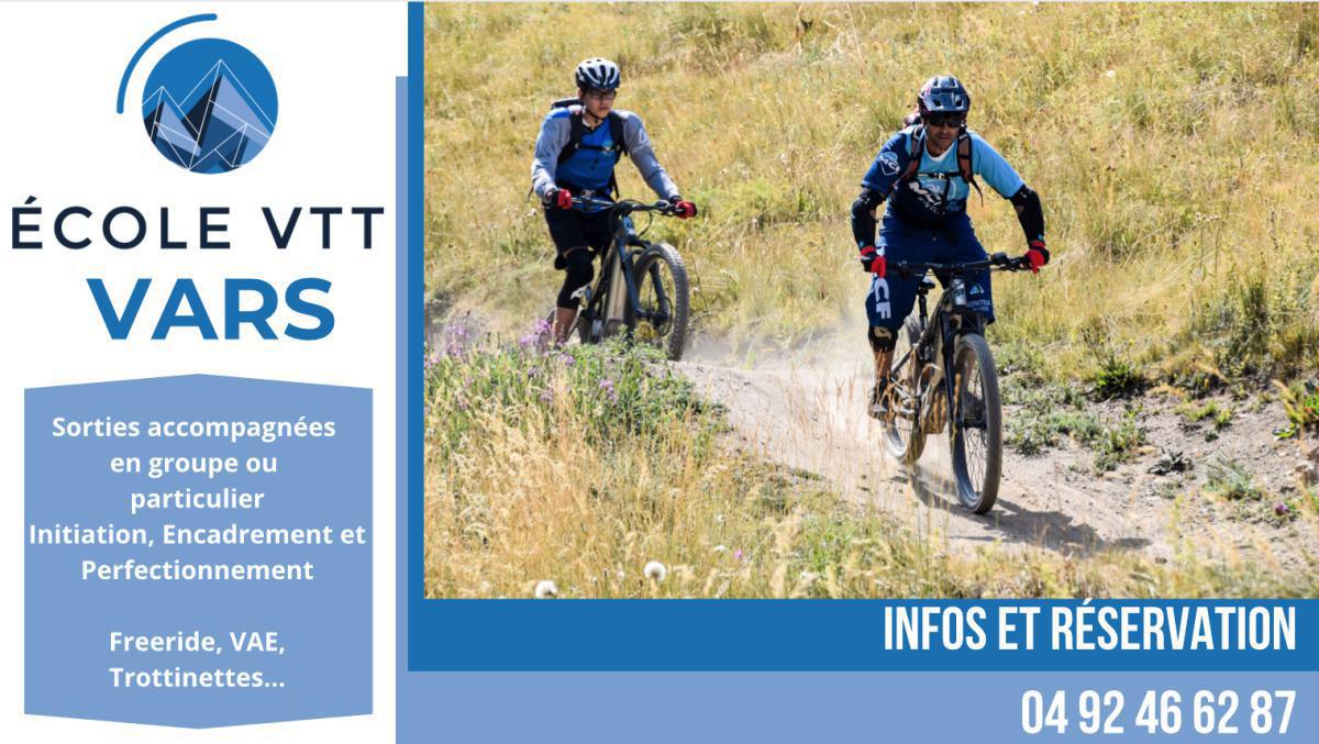 L'ecole de VTT MCF de Vars, c'est à l'Eterlou Sport